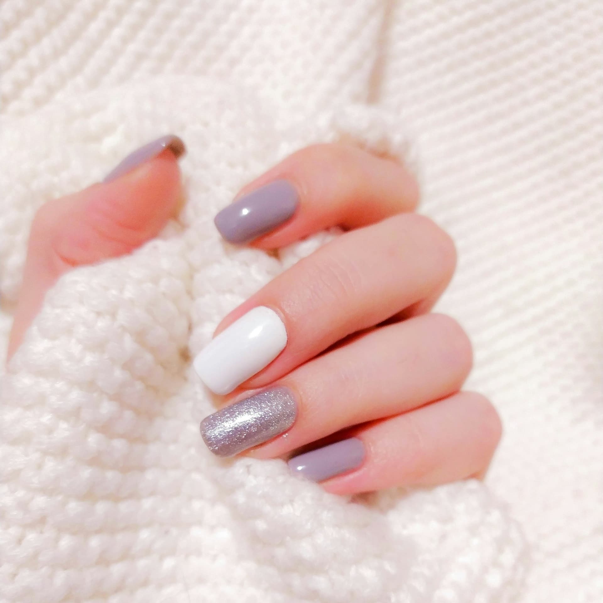 Nail polish palette and manicure tools