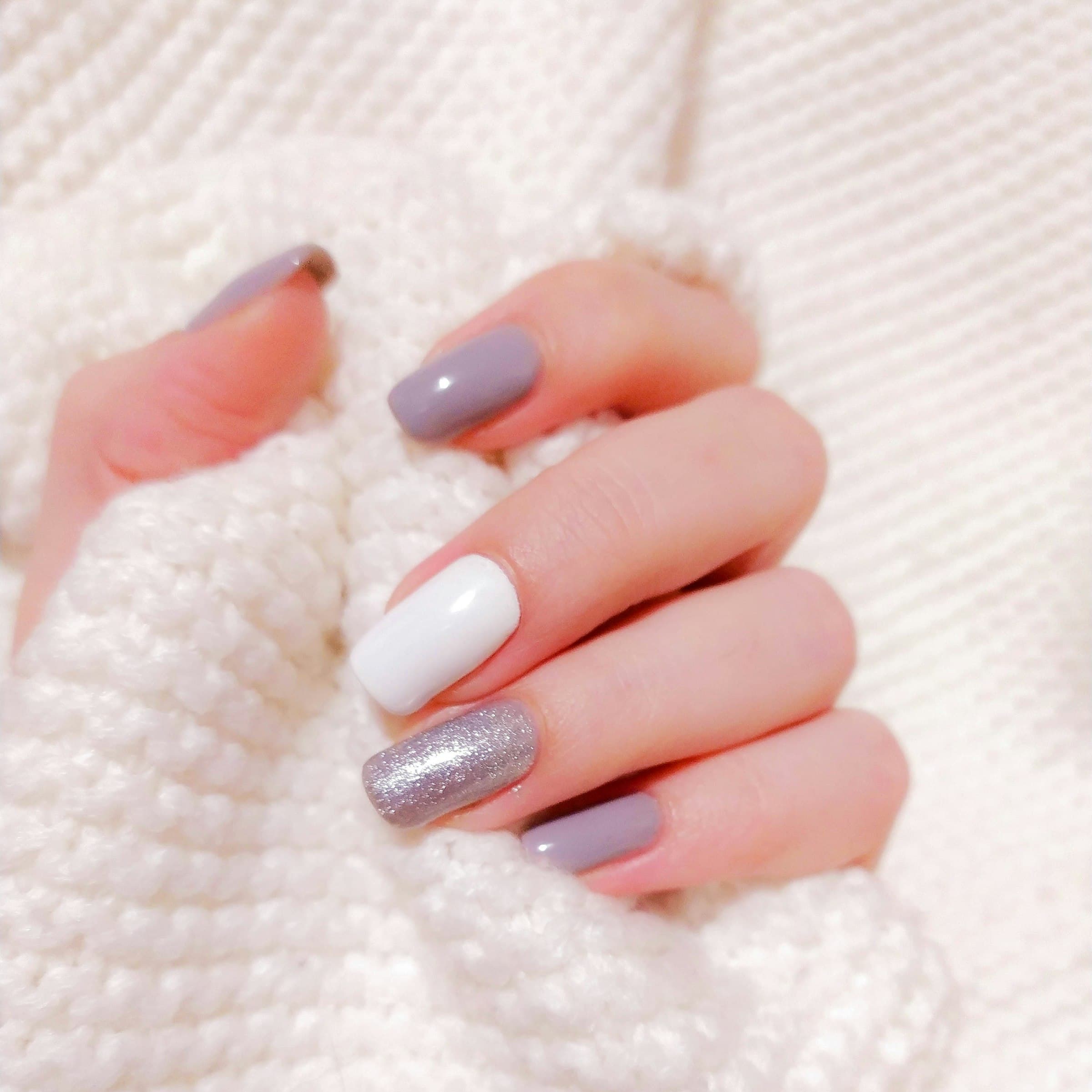Nail polish palette and manicure tools